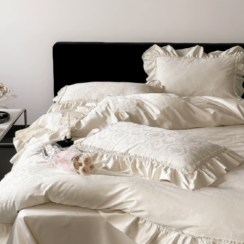 Royal Elegance White Bedding Set - WonderlandByLilian