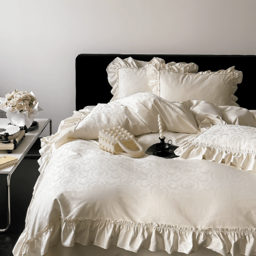 Royal Elegance White Bedding Set - WonderlandByLilian