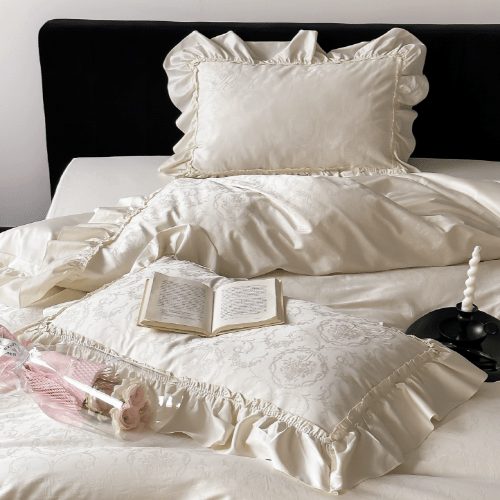 Royal Elegance White Bedding Set - WonderlandByLilian