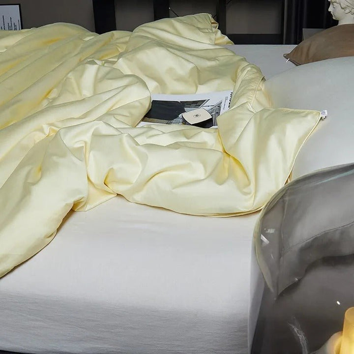 Seda Lemon Mulberry Silk Filling Comforter - WonderlandByLilian