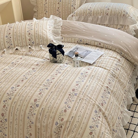 Spring Cotton Princess Style Bedding Set - WonderlandByLilian