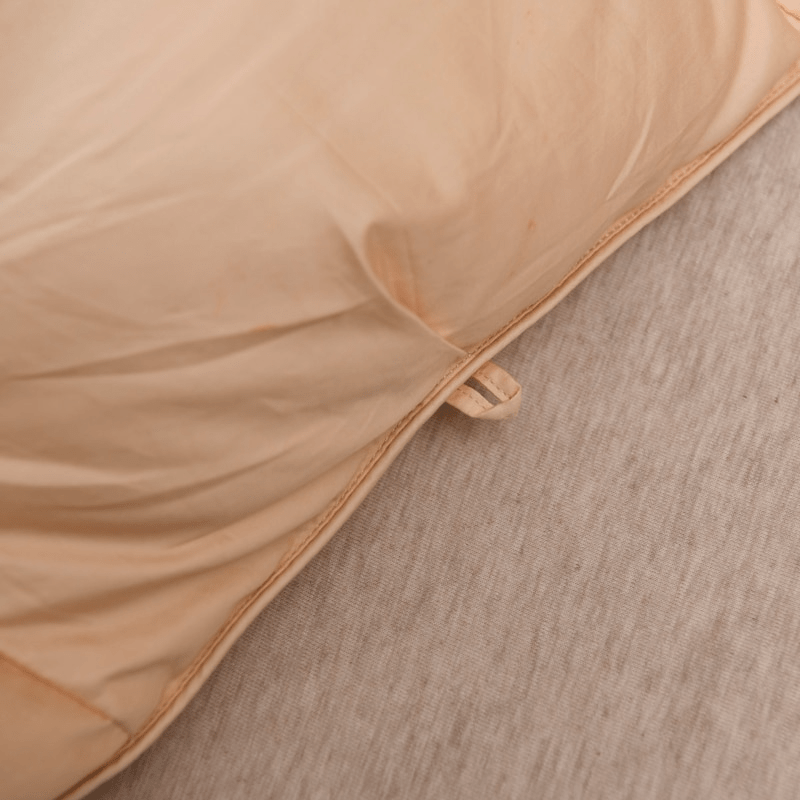 Tanya Beige Pinch Quilted Goose Down Comforter - WonderlandByLilian