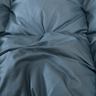 Tanya Blue Pinch Quilted Goose Down Comforter - WonderlandByLilian