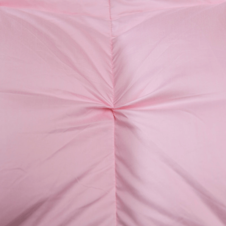 Tanya Pink Pinch Quilted Goose Down Comforter - WonderlandByLilian