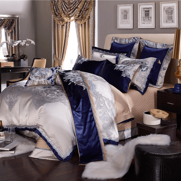 TAYLOR LUXURY DUVET COVER & SHAMS 1000TC - WonderlandByLilian