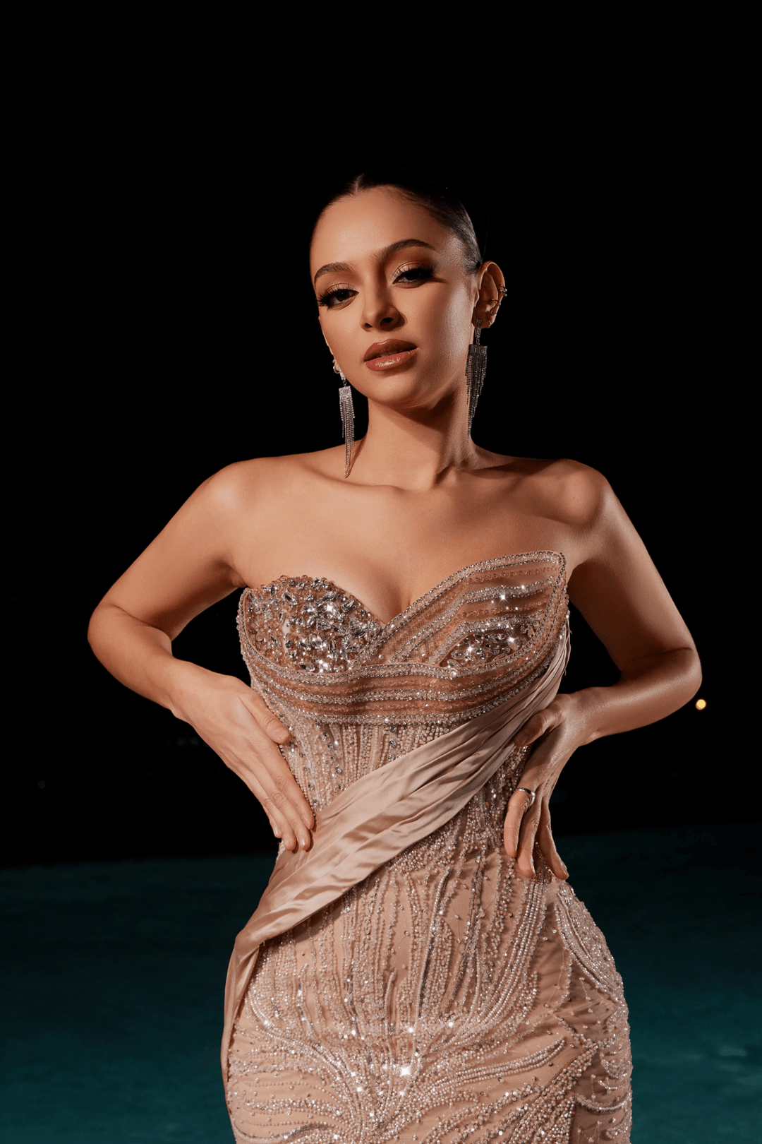 sequin dresses cocktail dresses Champagne Dress for Wedding Guest
