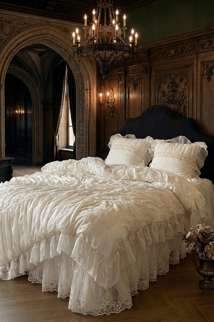 The 'Auburn Manor' Ruffled Bedding Set - WonderlandByLilian
