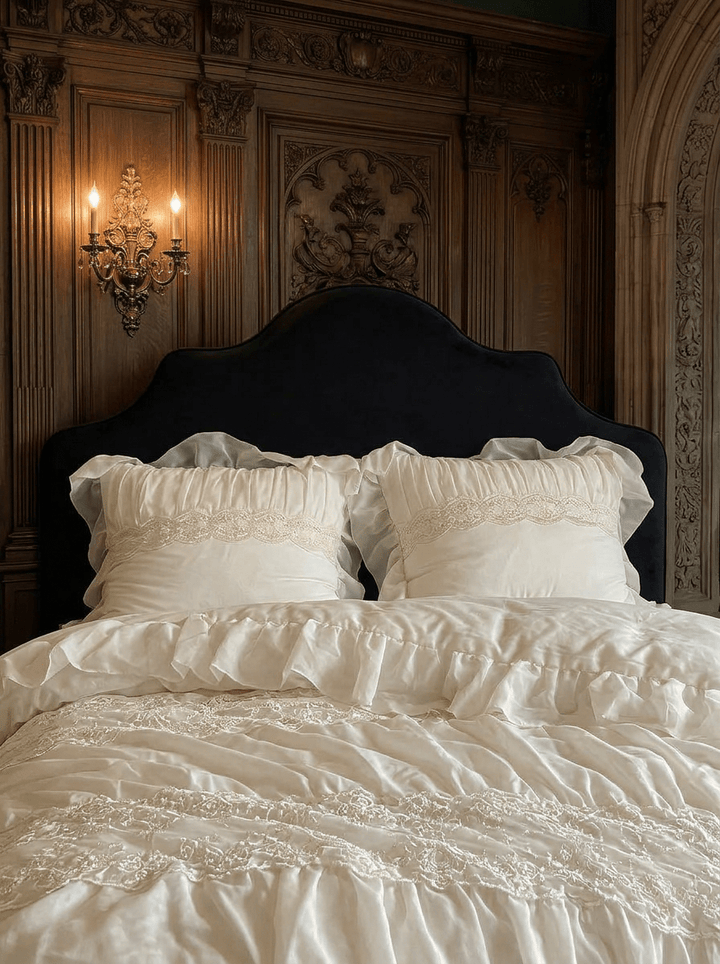 The 'Auburn Manor' Ruffled Bedding Set - WonderlandByLilian