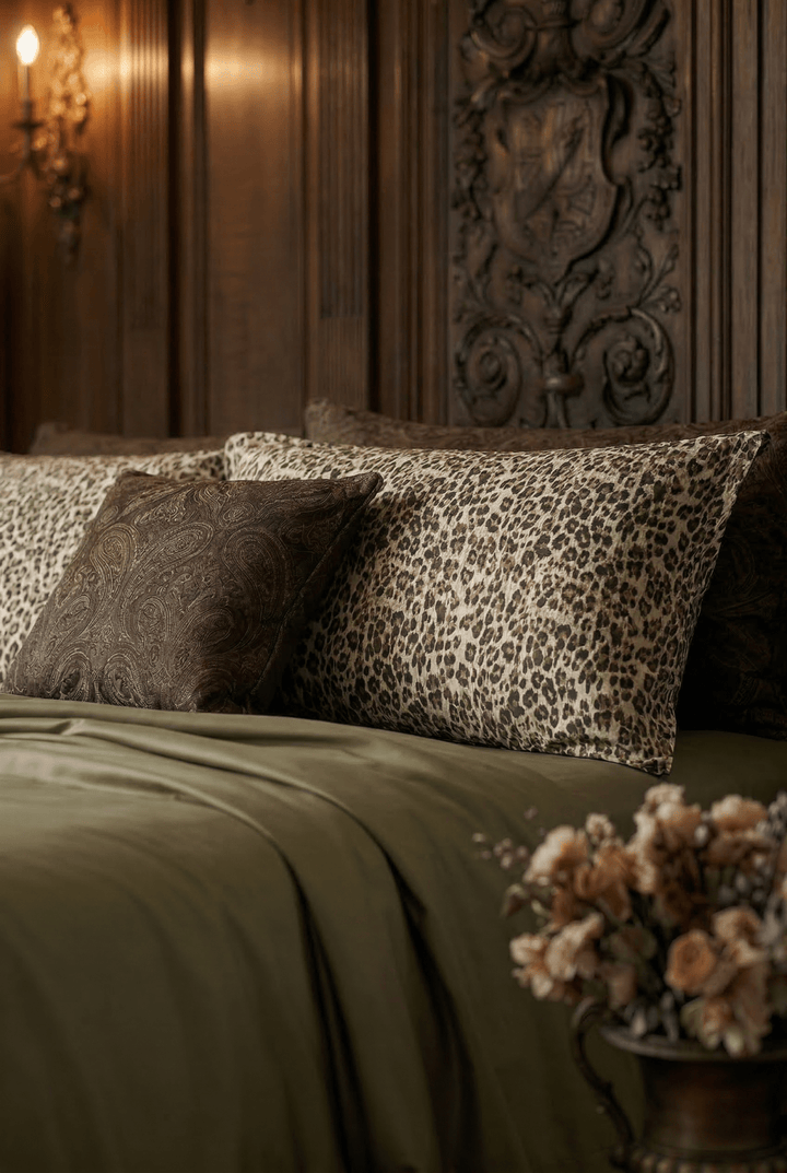 The 'Château Émeraude' Elegant Lyocell Bedding Set - WonderlandByLilian