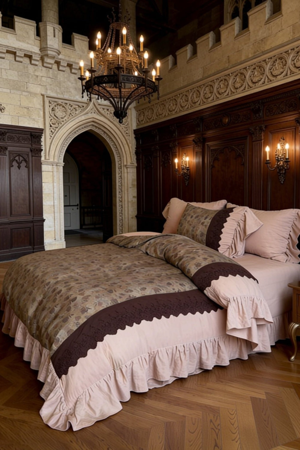 The 'Château Lumière' Ruffled Bedding Set - WonderlandByLilian