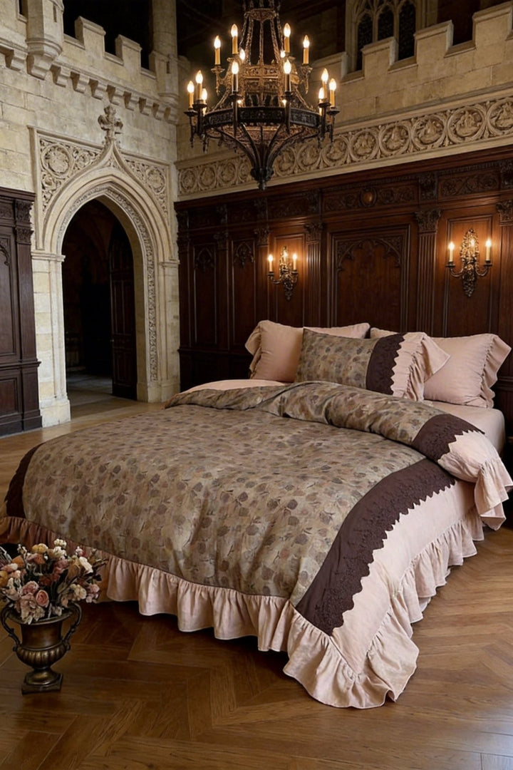 The 'Château Lumière' Ruffled Bedding Set - WonderlandByLilian