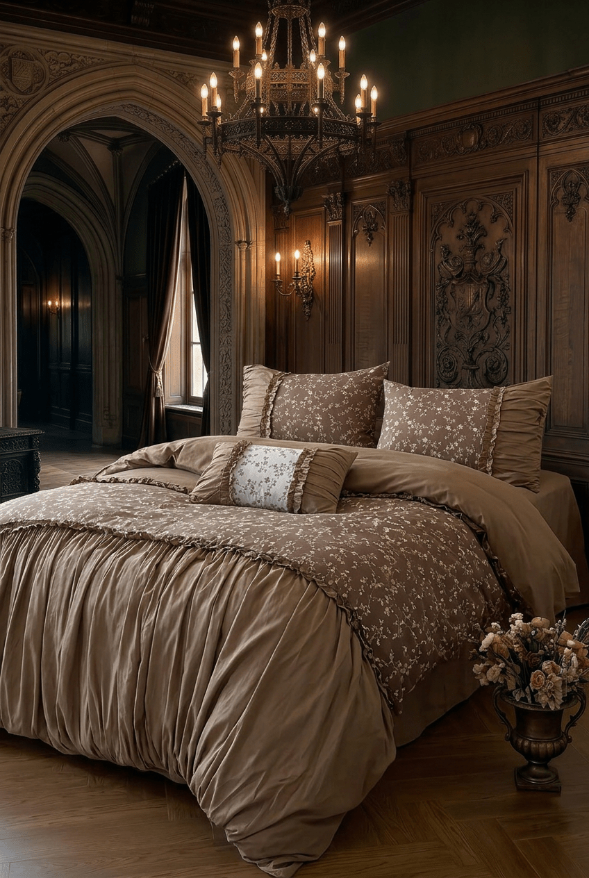 The 'Château Lune Soyeuse' Jacquard Cotton Bedding Set - WonderlandByLilian