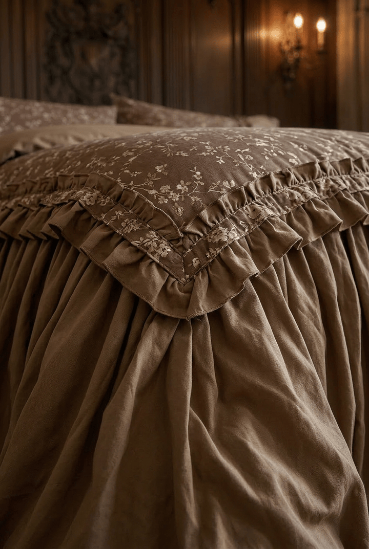 The 'Château Lune Soyeuse' Jacquard Cotton Bedding Set - WonderlandByLilian