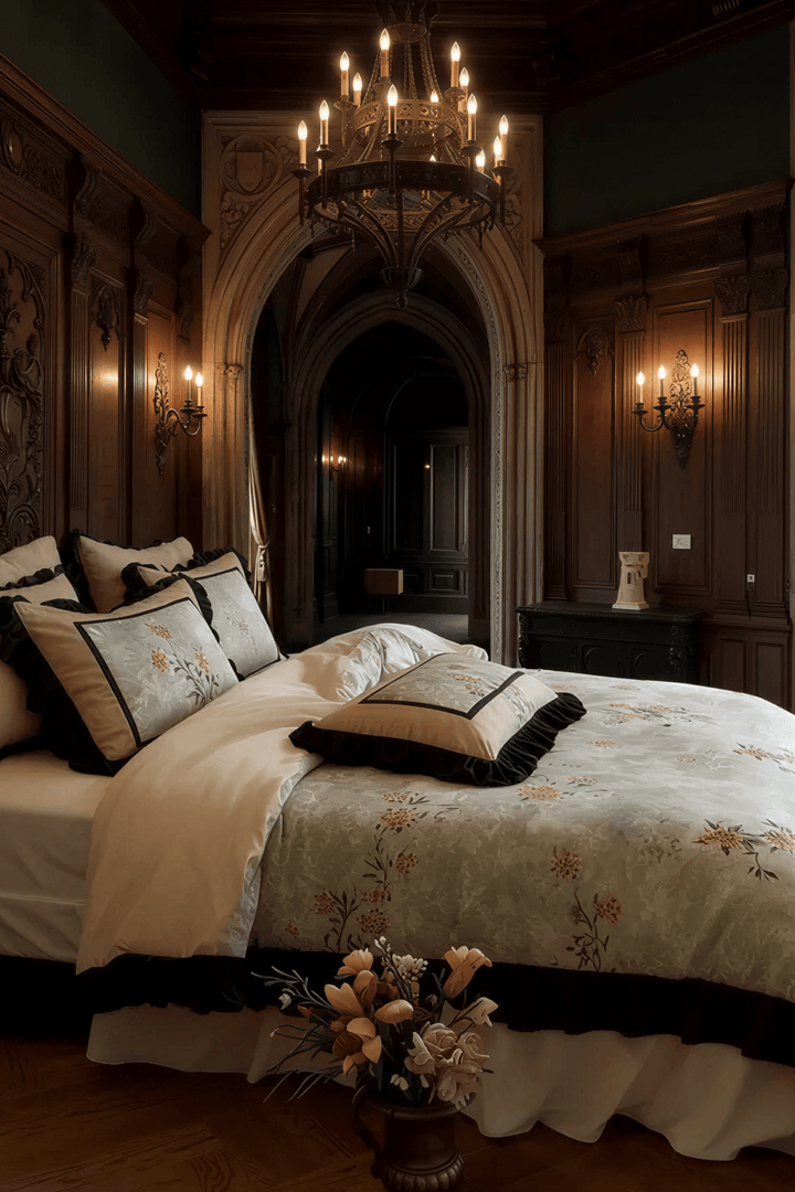 The 'Emerald Manor' Monochromatic Emerald Brushed Tencel - Cotton Bedding Set - WonderlandByLilian