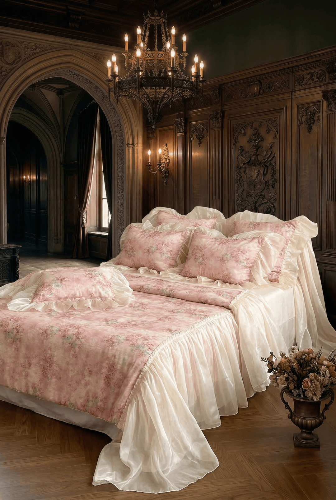 The 'Rosé Étoile' Tencel Cotton Summer Bedding Set - WonderlandByLilian