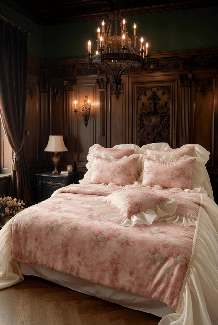 The 'Rosé Étoile' Tencel Cotton Summer Bedding Set - WonderlandByLilian