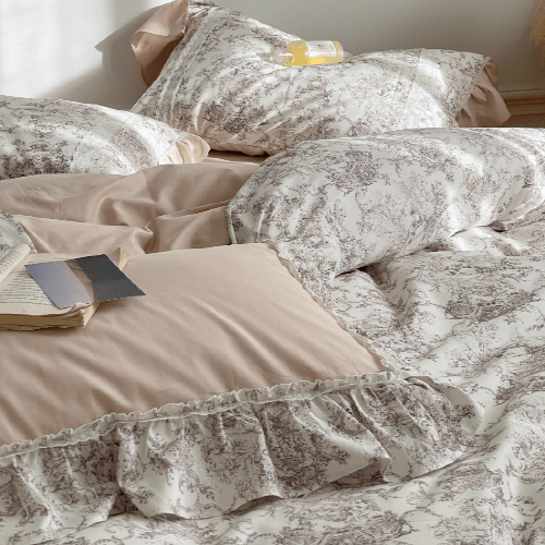 Timeless Coffee Dream Bedding Set - WonderlandByLilian