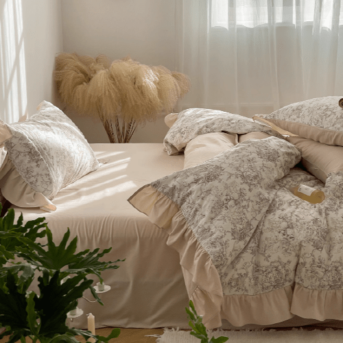 Timeless Coffee Dream Bedding Set - WonderlandByLilian