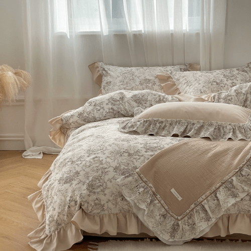 Timeless Coffee Dream Bedding Set - WonderlandByLilian