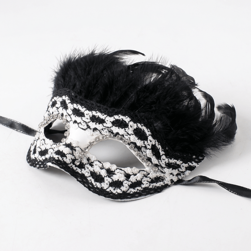 Trilogie Nocturne – Feathered Metal Masquerade Mask Collection - WonderlandByLilian
