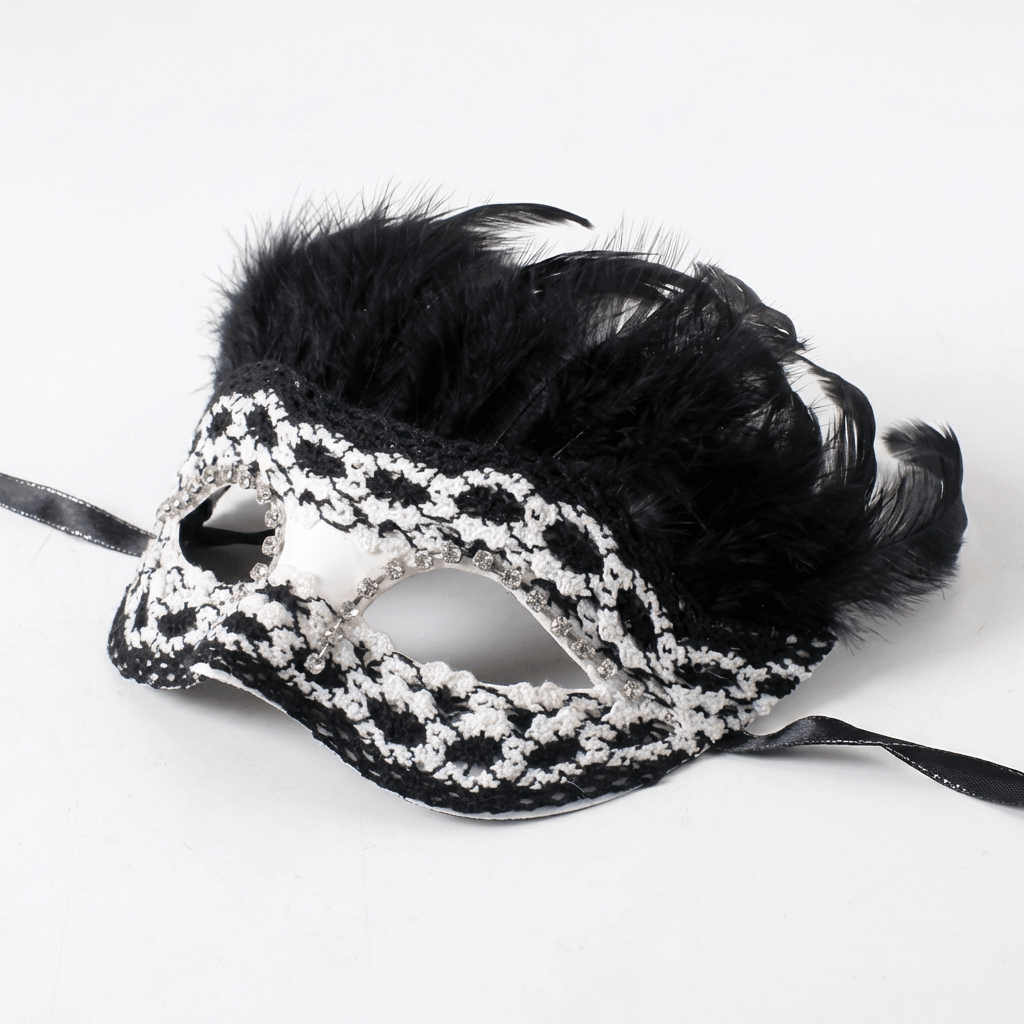 Trilogie Nocturne – Feathered Metal Masquerade Mask Collection - WonderlandByLilian