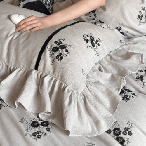 Vintage Blossom Nightfall Bedding Set - WonderlandByLilian