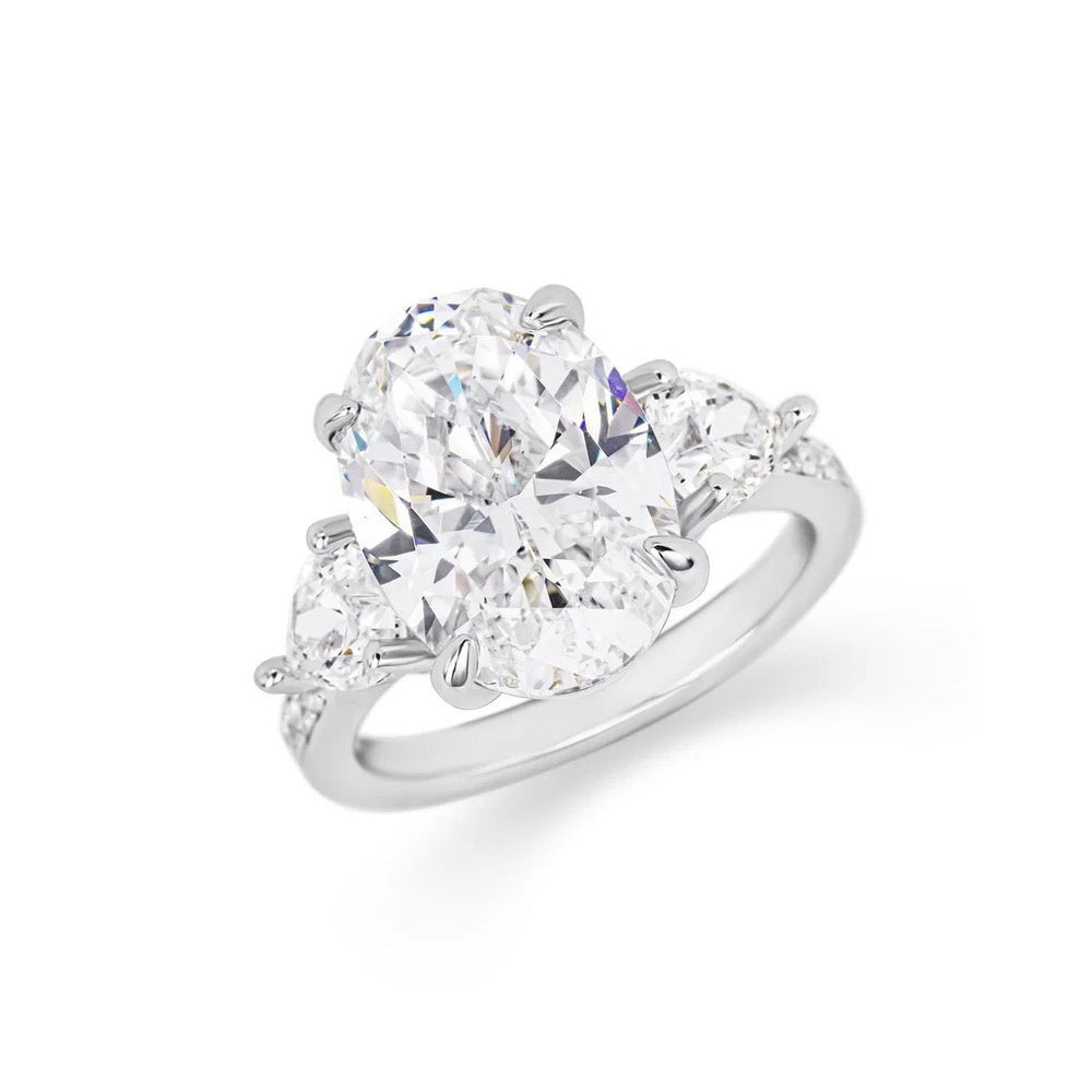Vintage - Inspired Cut Cubic Zirconia Decoy Engagement Ring 6 Carat - WonderlandByLilian