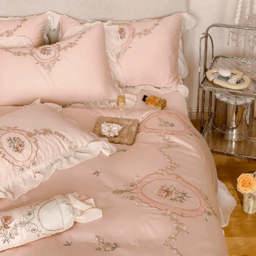 Vintage Rose Princess Bedding Set - WonderlandByLilian