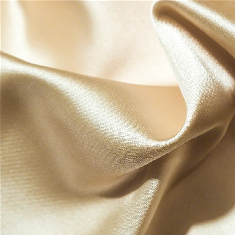 Willa Gold Modern Satin Egyptian Cotton Bedding Set - WonderlandByLilian