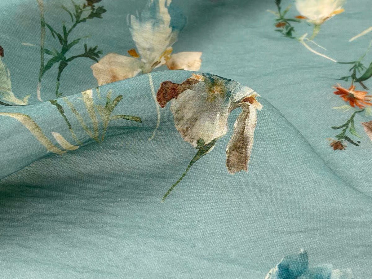 Bridgerton Daphne Blue Dress With Silk Cotton - Regency Era Blue Wedding Dress Plus Size - WonderlandByLilian