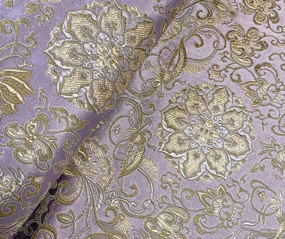 Bridgerton Daphne Purple Jacquard Dress - Regency Era Purple Satin Wedding Dress Plus Size - WonderlandByLilian