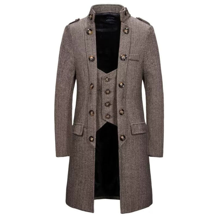 BRIDGERTON VINTAGE TWEED MENS SUIT - REGENCY MEN'S BROWN/GREY COAT -VINTAGE INSPIRED MENS COSTUME- PLUS SIZE - WonderlandByLilian