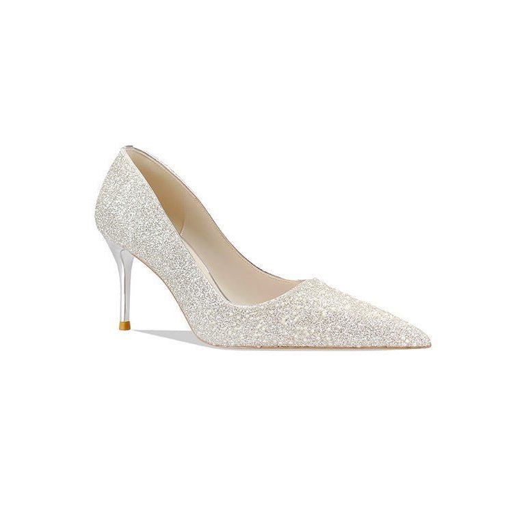 Bronzed Beauties Bridal Pumps - WonderlandByLilian