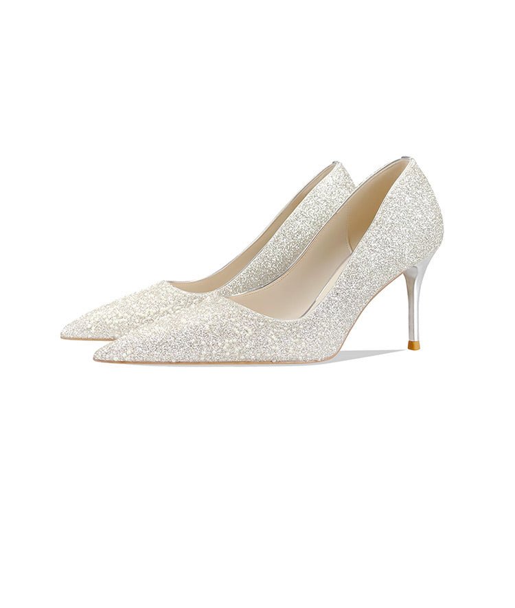 Bronzed Beauties Bridal Pumps - WonderlandByLilian