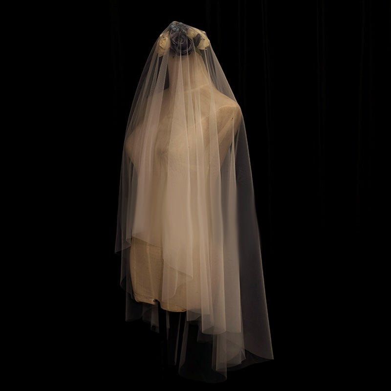 Classic Bridal Tulle Veil - Waltz Wedding Veil - WonderlandByLilian