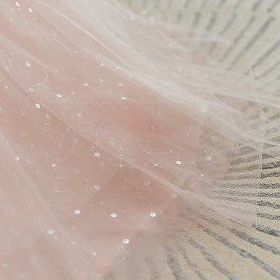 Fairy Pink Sequins Off Shoulder Corset Formal Dress - Pink Wedding Dress Prom Dress Plus Size - WonderlandByLilian