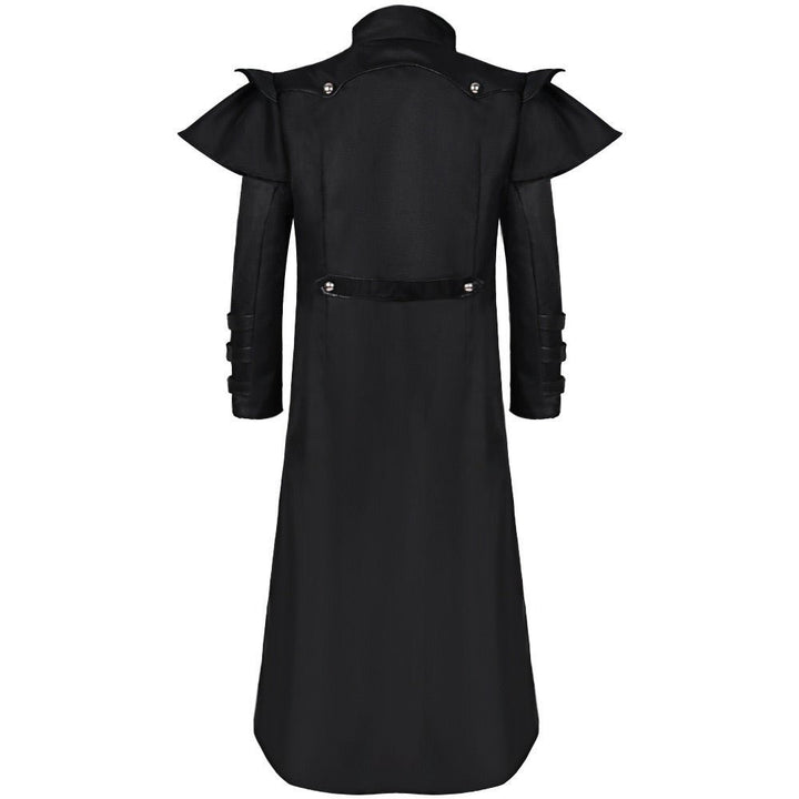 Punk Gothic Medieval 17th Century Men's Tail Coat For Vintage Patchwork Cosplay Party-Plus Size - WonderlandByLilian