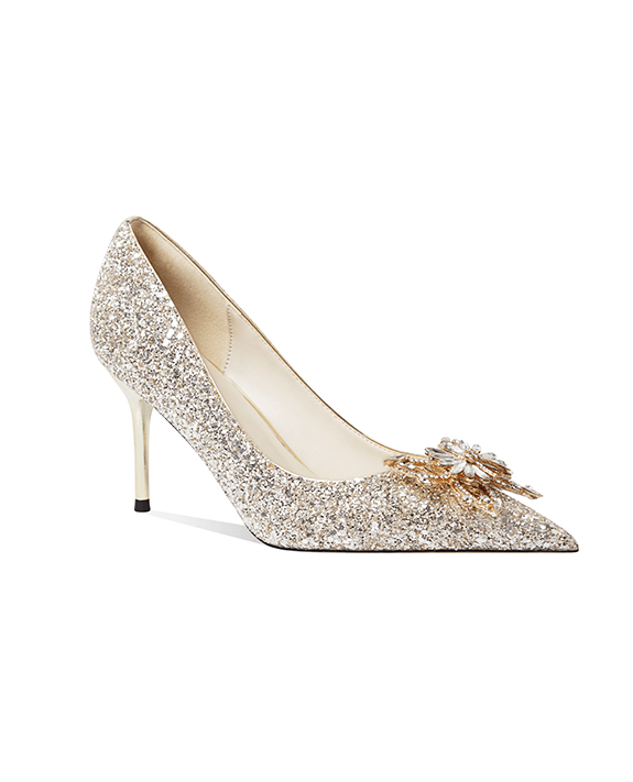 Radiant Bridal Bling Pumps - Bridal Heels - WonderlandByLilian