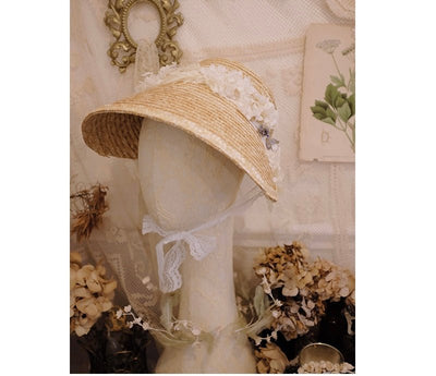 Regency Era Bonnet - Beautiful Vintage Hat Design Matching With Bridgerton Dress - WonderlandByLilian