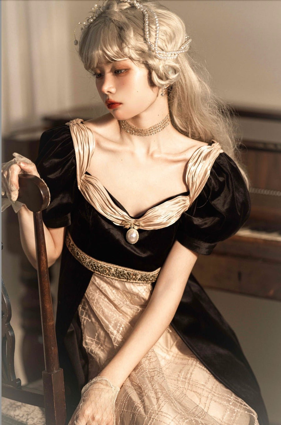 Regency Velvet Gown main image 1