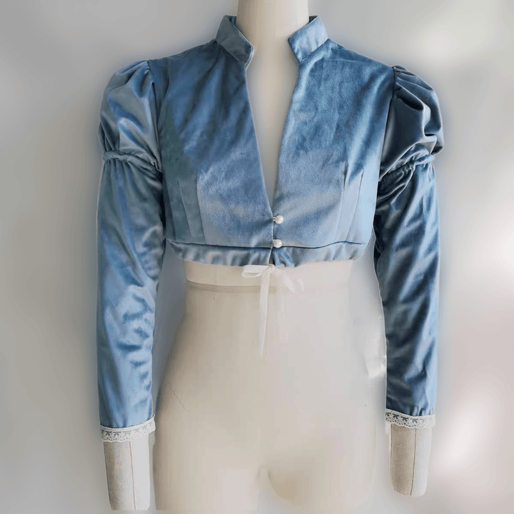 Regency Jacket - Regency Corduroy Spencer Jacket - Custom Made Blazer Plus Size - WonderlandByLilian