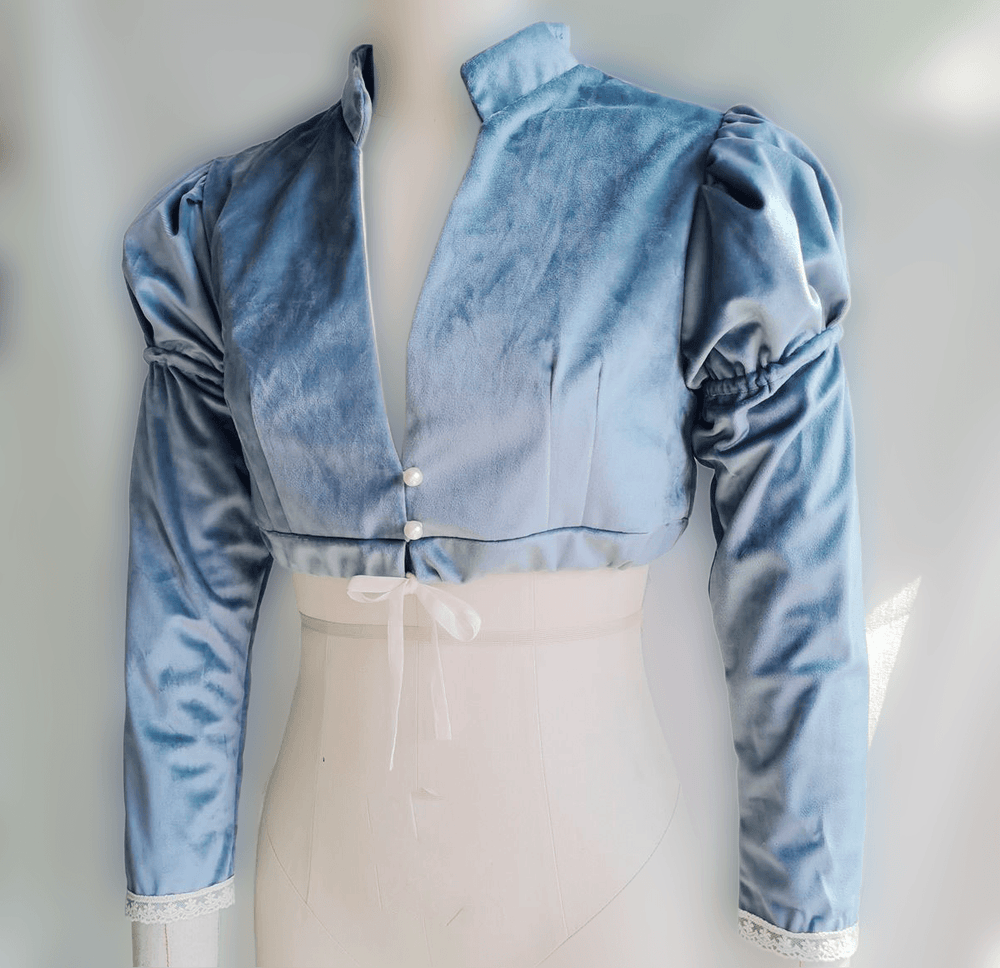 Regency Jacket - Regency Corduroy Spencer Jacket - Custom Made Blazer Plus Size - WonderlandByLilian